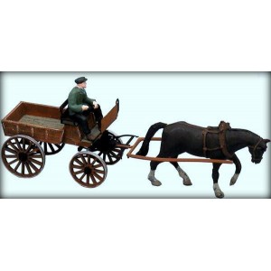 Artitec 387.57 Kit de charrette de commerçant avec cheval et cocher Artitec Arti 387.57 - 1