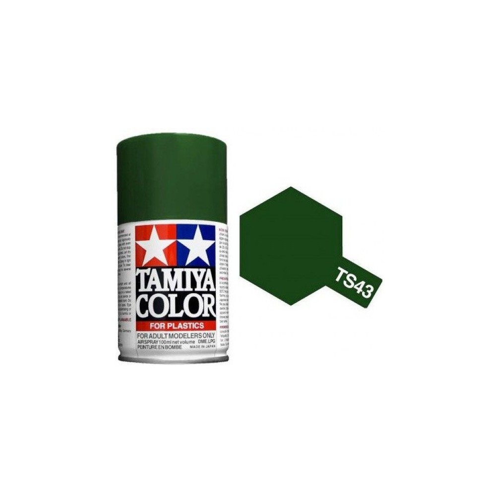 Peinture bombe Vert Racing brillant TS43 Tamiya Tamiya 85043 - 1