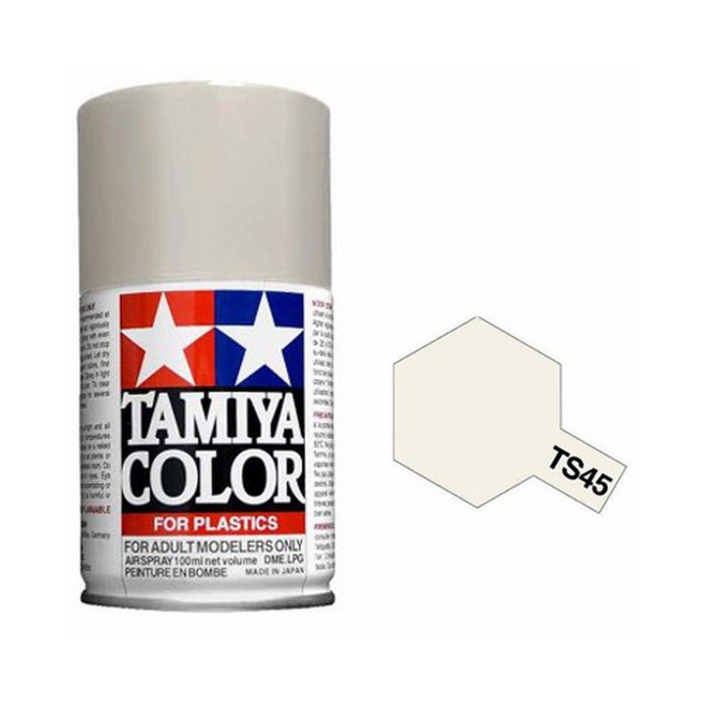 Peinture bombe Blanc nacré TS45 Tamiya Tamiya 85045 - 1