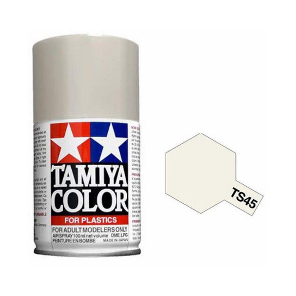 Peinture bombe Blanc nacré TS45 Tamiya 85045