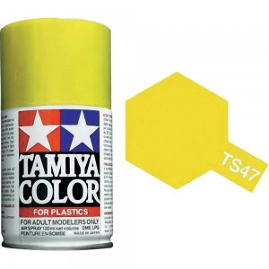 Peinture bombe Jaune Chrome brillant TS47 Tamiya Tamiya 85047 - 1