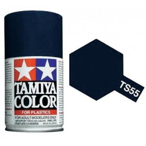 Peinture bombe Bleu Foncé Métal brillant TS55 Tamiya Tamiya 85055 - 1