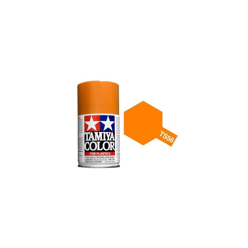 Peinture bombe Orange Vif brillant TS56 Tamiya Tamiya 85056 - 1