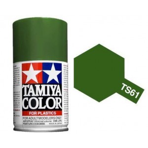 Peinture bombe Vert Otan mat TS61 Tamiya Tamiya 85061 - 1