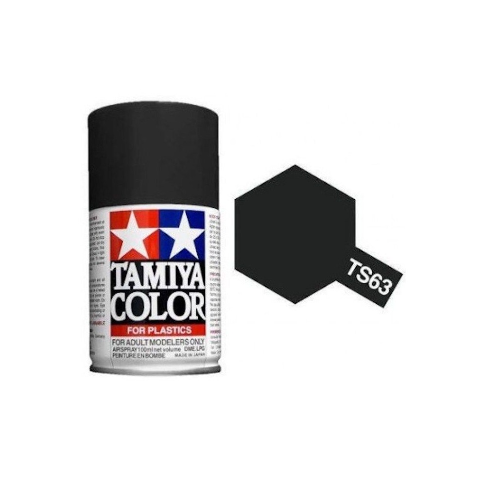 Peinture bombe Noir Otan mat TS63 Tamiya Tamiya 85063 - 1