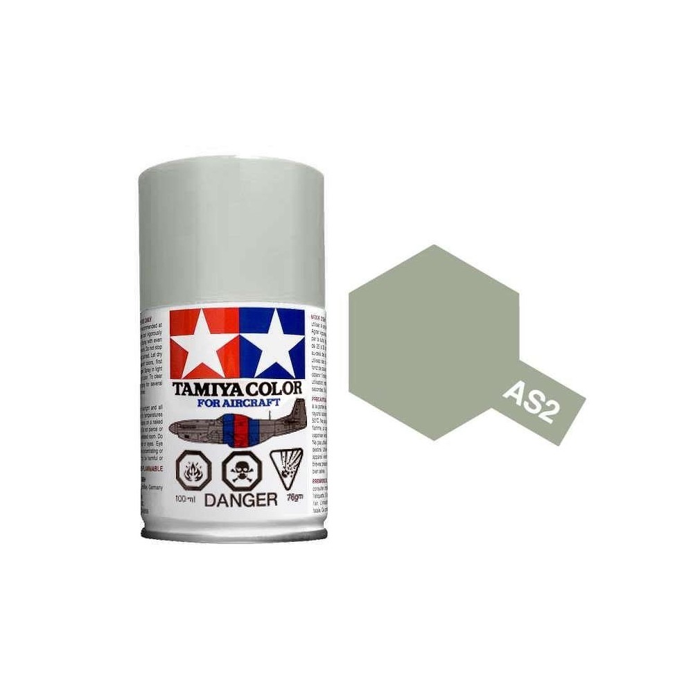 Peinture bombe Gris Clair Marine Jap. AS2 Tamiya Tamiya 86502 - 1