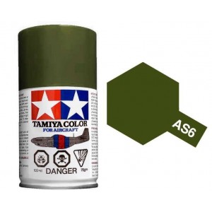 Peinture bombe Vert Olive Terne USAAF AS6 Tamiya Tamiya 86506 - 1