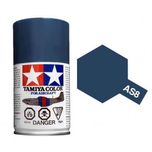 Peinture bombe Bleu Foncé US Navy AS8 Tamiya Tamiya 86508 - 1