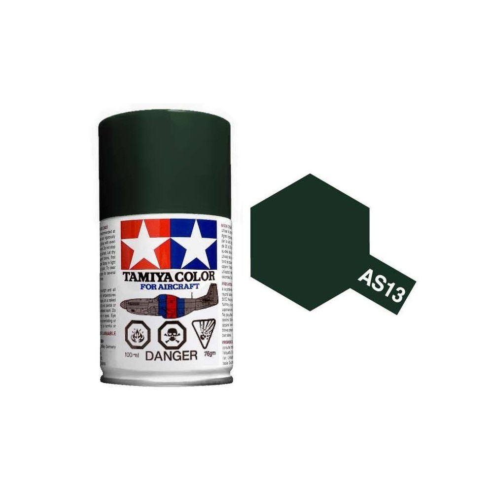 Peinture bombe Vert Foncé USAF AS13 Tamiya Tamiya 86513 - 1