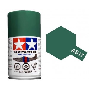 Peinture bombe Vert Armée Jap. AS17 Tamiya Tamiya 86517 - 1