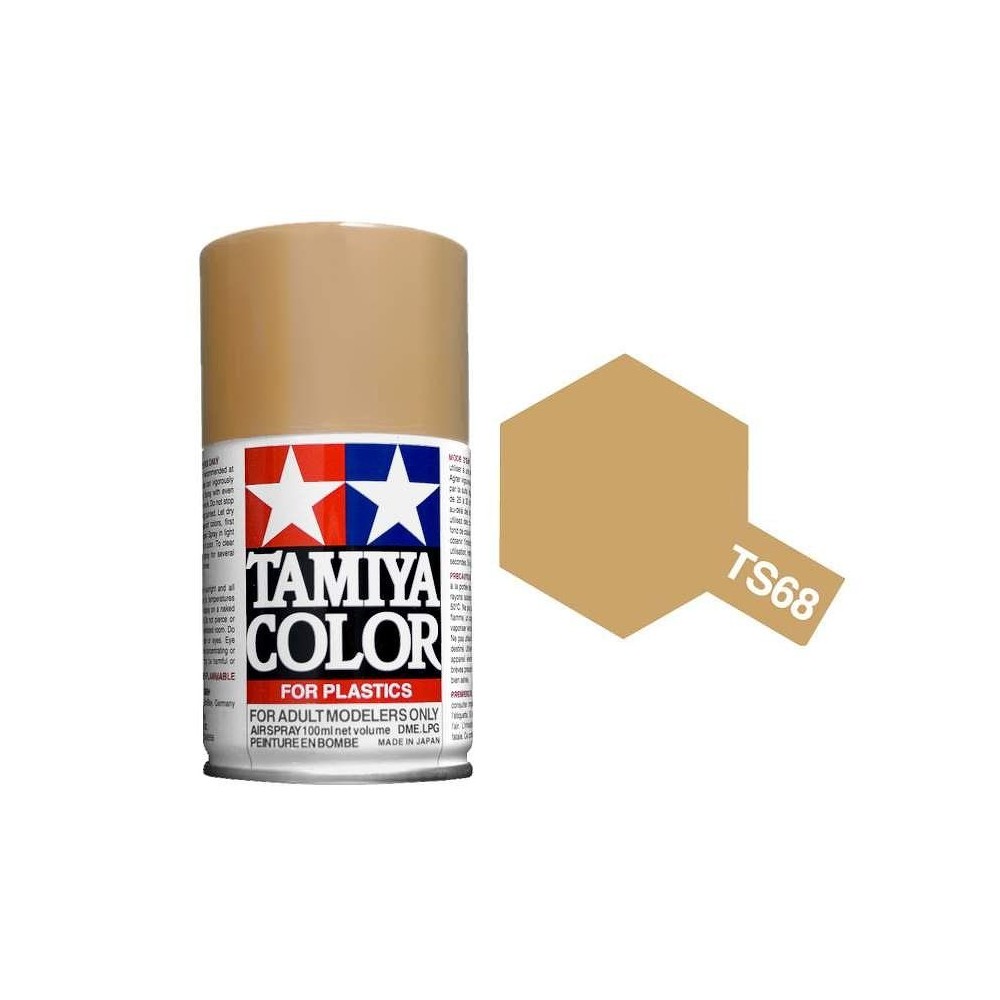 Peinture bombe Beige Pont mat TS68 Tamiya Tamiya 85068 - 1