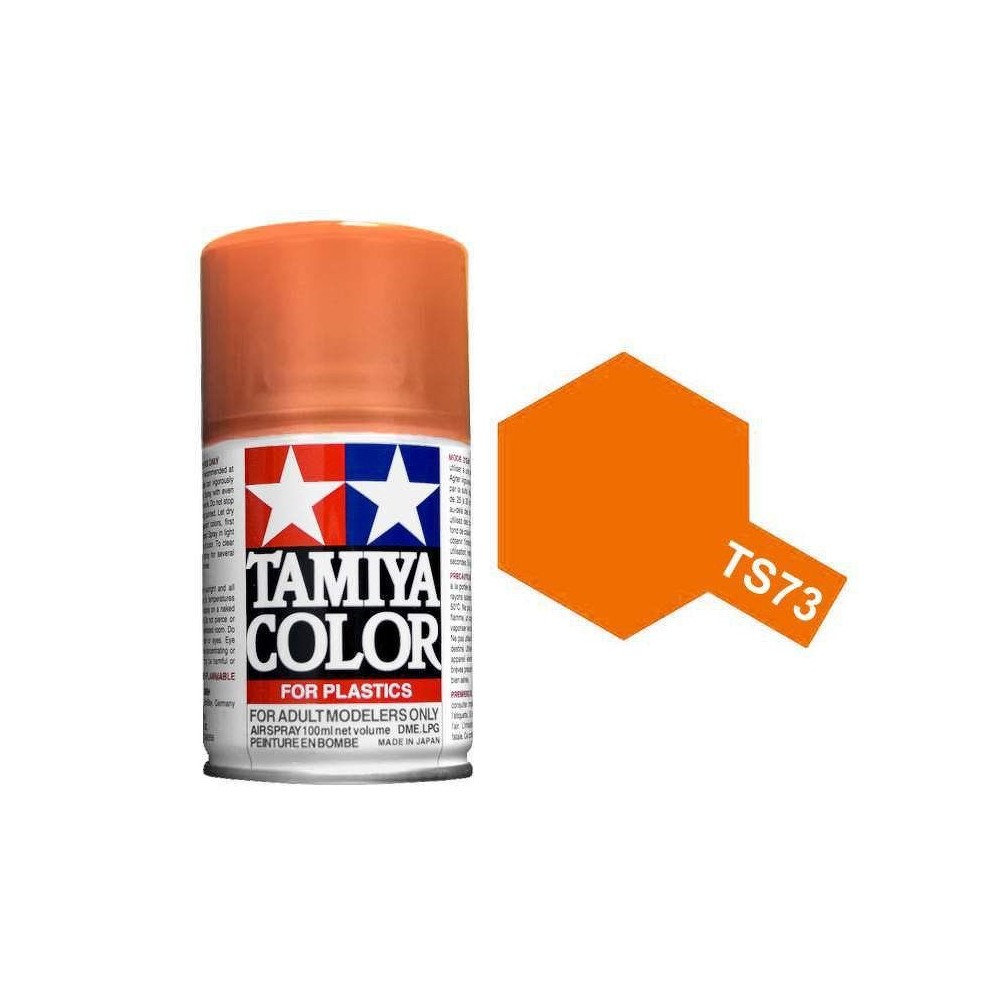 Peinture bombe Orange translucide TS73 Tamiya Tamiya 85073 - 1