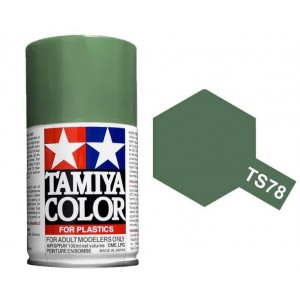 Peinture bombe Gris campagne mat TS78 Tamiya Tamiya 85078 - 1