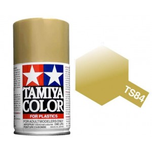 Peinture bombe Doré Métal brillant TS84 Tamiya Tamiya 85084 - 1