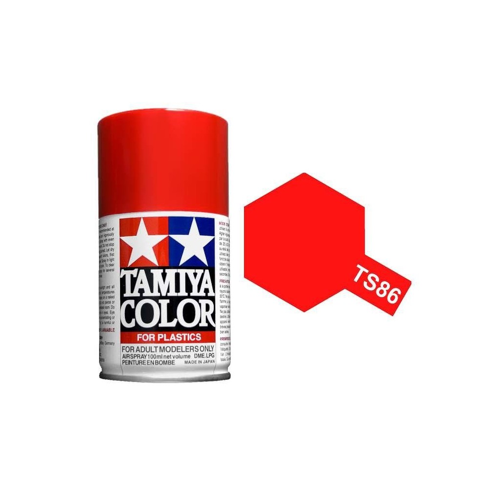 Peinture bombe Rouge brillant TS86 Tamiya Tamiya 85086 - 1