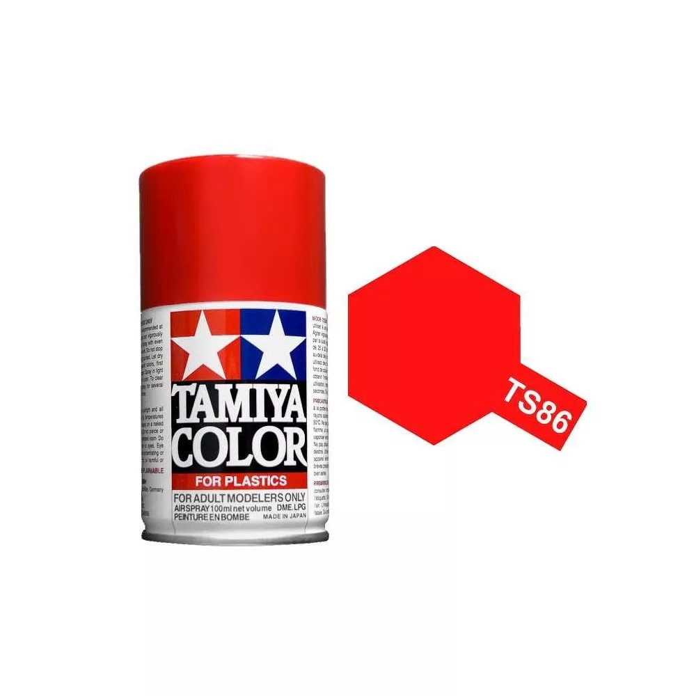 Peinture bombe Rouge brillant TS86 Tamiya Tamiya 85086 - 1 Peinture bombe Rouge brillant TS86 Tamiya Tamiya 85086 - 1
