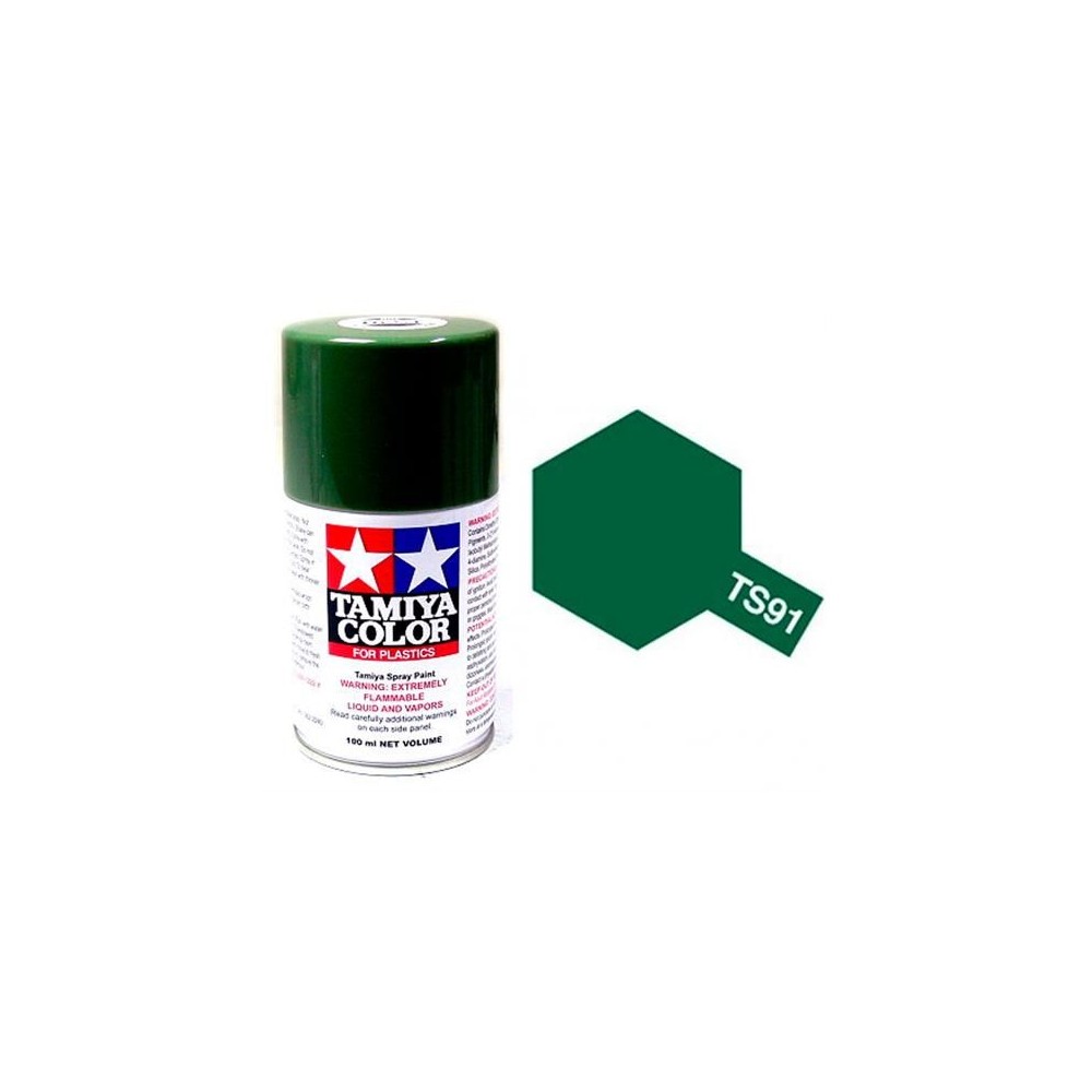 Peinture bombe Vert Foncé JGSDF TS91 Tamiya Tamiya 85091 - 1