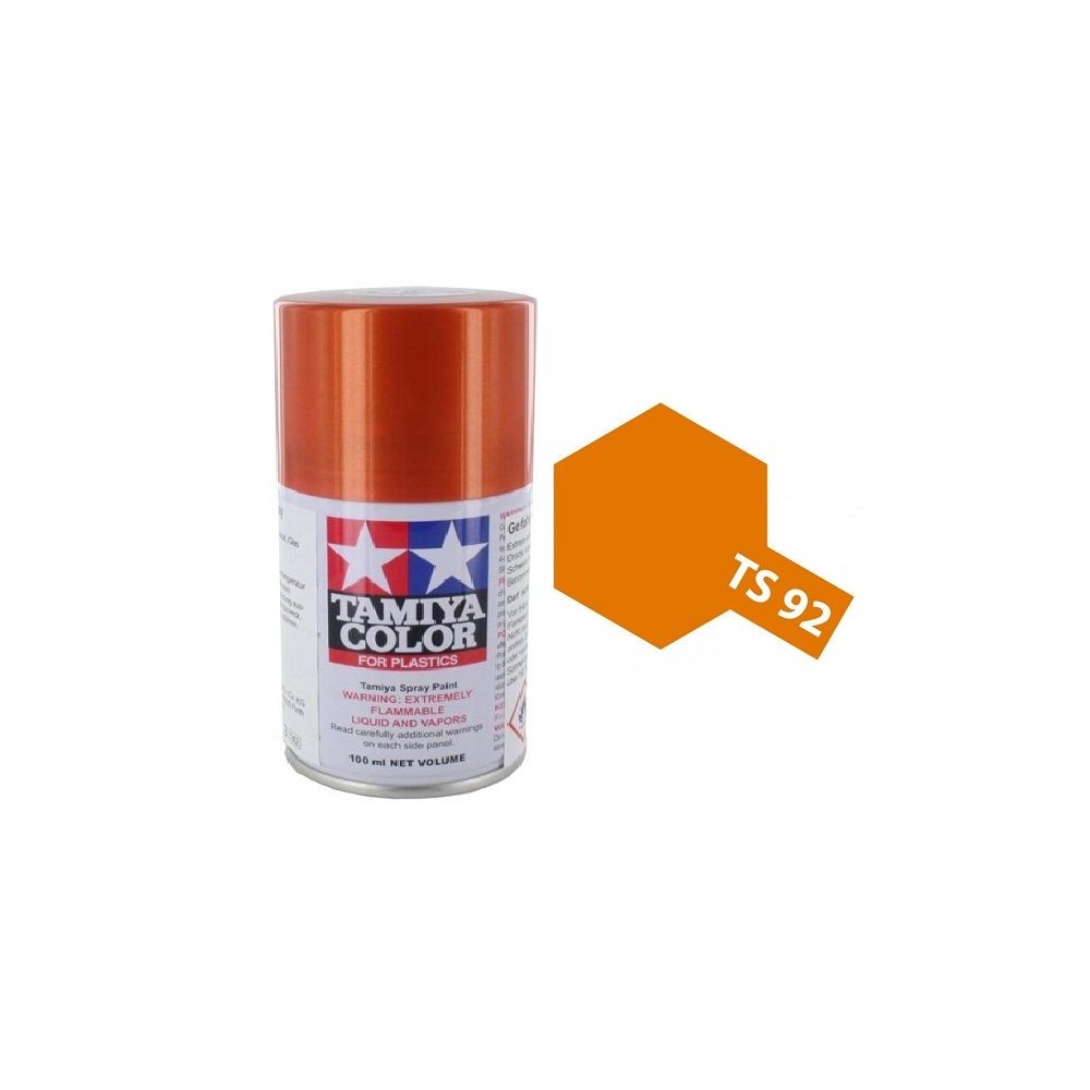 Peinture bombe Orange Métallisé TS92 Tamiya Tamiya 85092 - 1