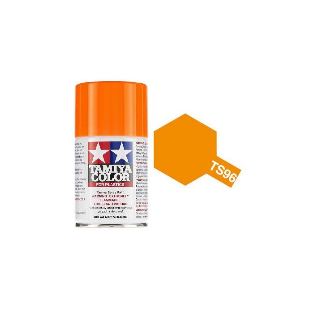 Peinture bombe Orange Fluo TS96 Tamiya Tamiya 85096 - 1