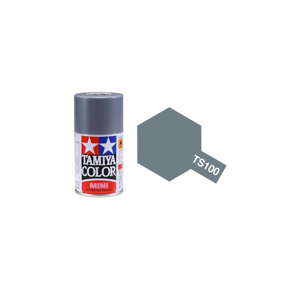 Peinture bombe Gun Metal Clair TS100 Tamiya Tamiya 85100 - 1