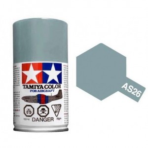 Peinture bombe Gris Clair Ghost AS26 Tamiya Tamiya 86526 - 1