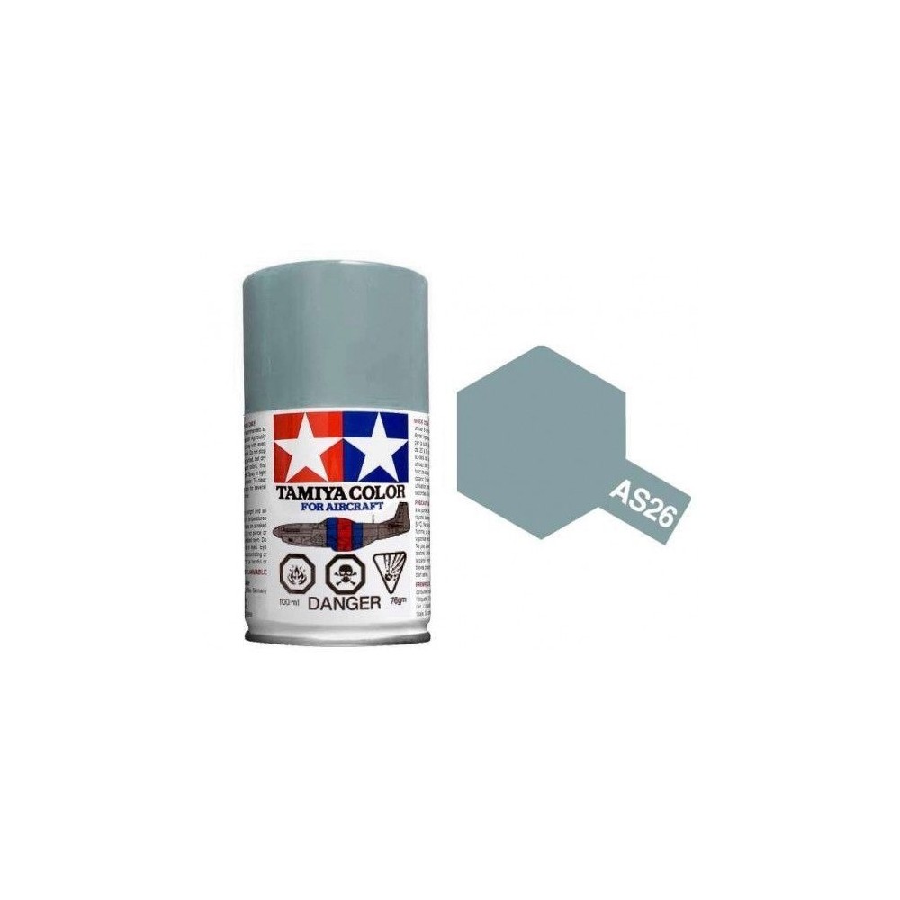 Peinture bombe Gris Clair Ghost AS26 Tamiya Tamiya 86526 - 1