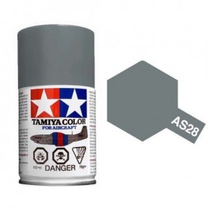 Peinture bombe Gris moyen AS28 Tamiya Tamiya 86528 - 1