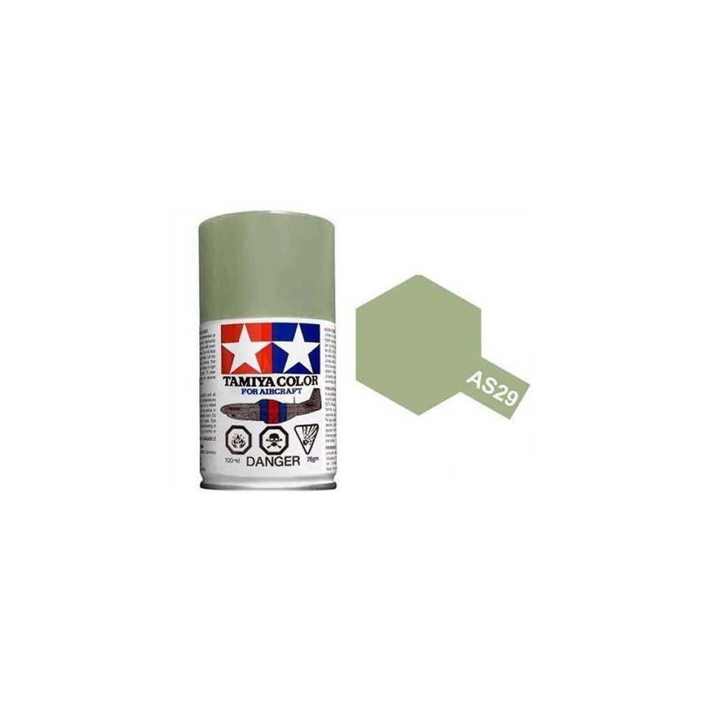 Peinture bombe Gris Vert Marine Jap. AS29 Tamiya Tamiya 86529 - 1