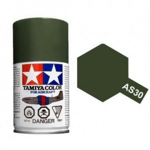 Peinture bombe Vert Foncé RAF AS30 Tamiya Tamiya 86530 - 1