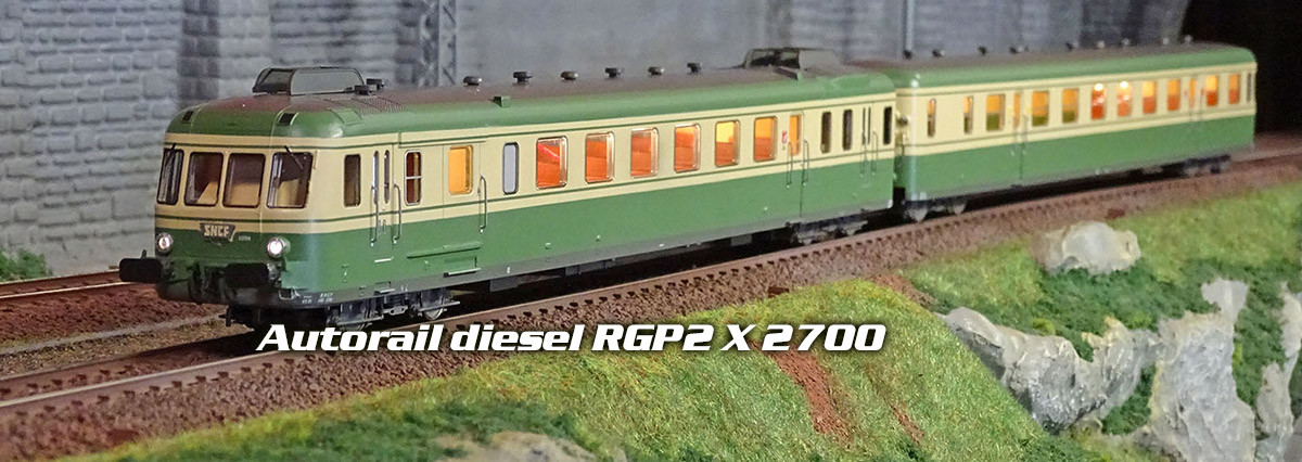Jouef Autorail Diesel RGP2 X 2700