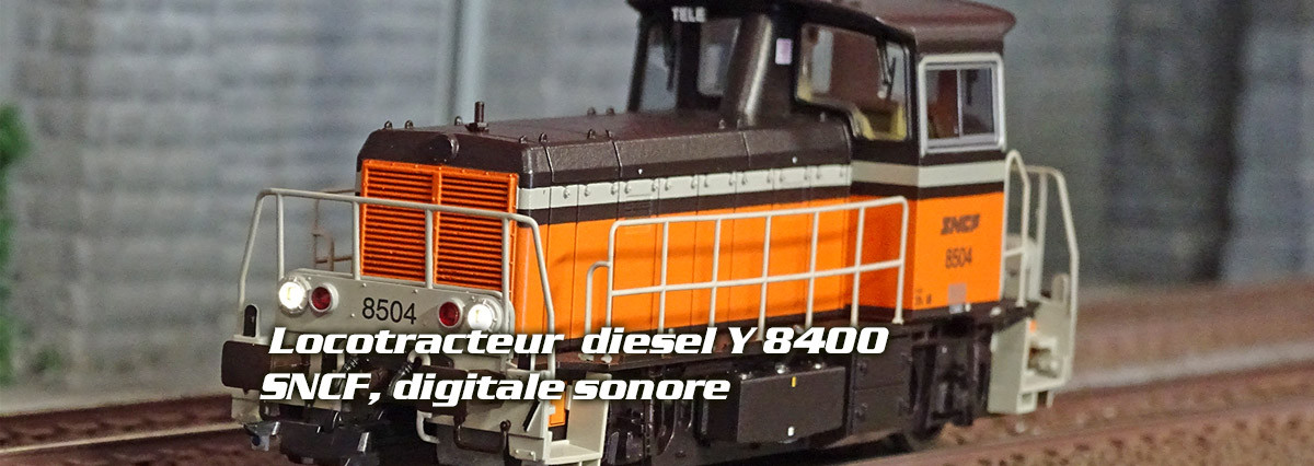 ROCO 72011 LOCOMOTIVE DIESEL Y 8400, SNCF, DIGITALE SONORE